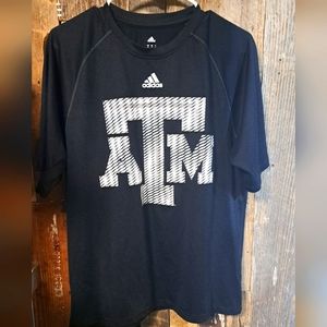 Gig 'Em! Adidas Texas A&M Climalite Tee Sz M